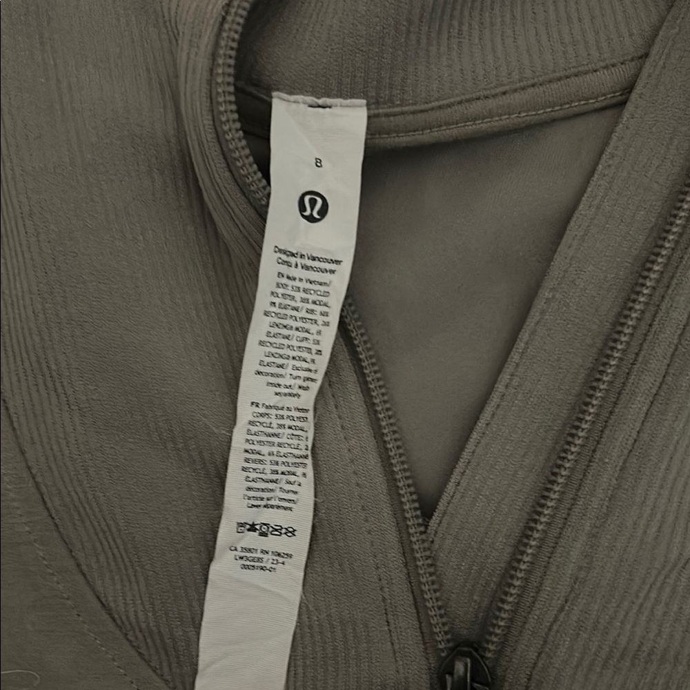 Gray Lululemon Quarter-Zip Pullover - image 2